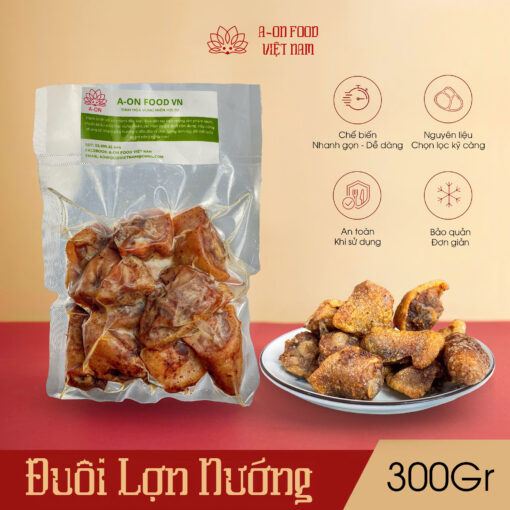 Đuôi Lợn Nướng Than Hoa - Hình ảnh 2