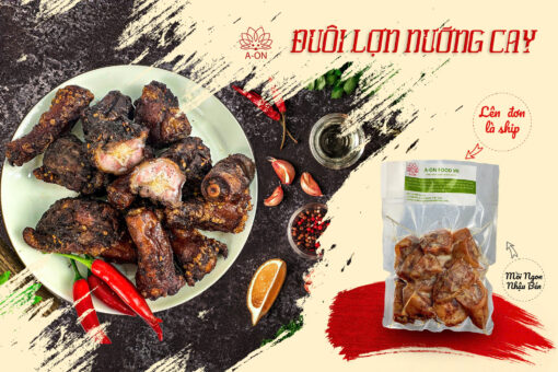 Đuôi Lợn Nướng Than Hoa - Hình ảnh 3
