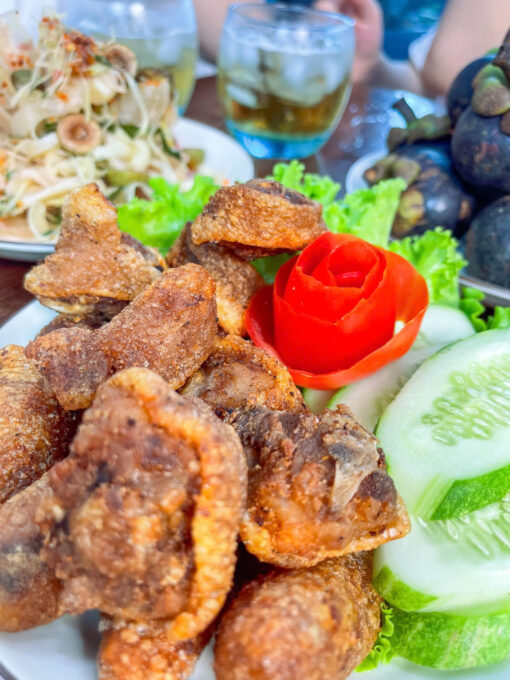 Đuôi Lợn Nướng Than Hoa